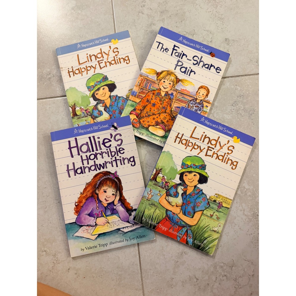 American Girl Hopscotch Hill School Book Lot of 4 Valerie Tripp Level 2 Readers